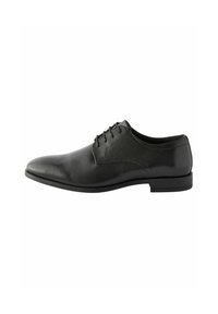 PLAIN DERBY - REGULAR FIT - Cipele s vezicama - black
