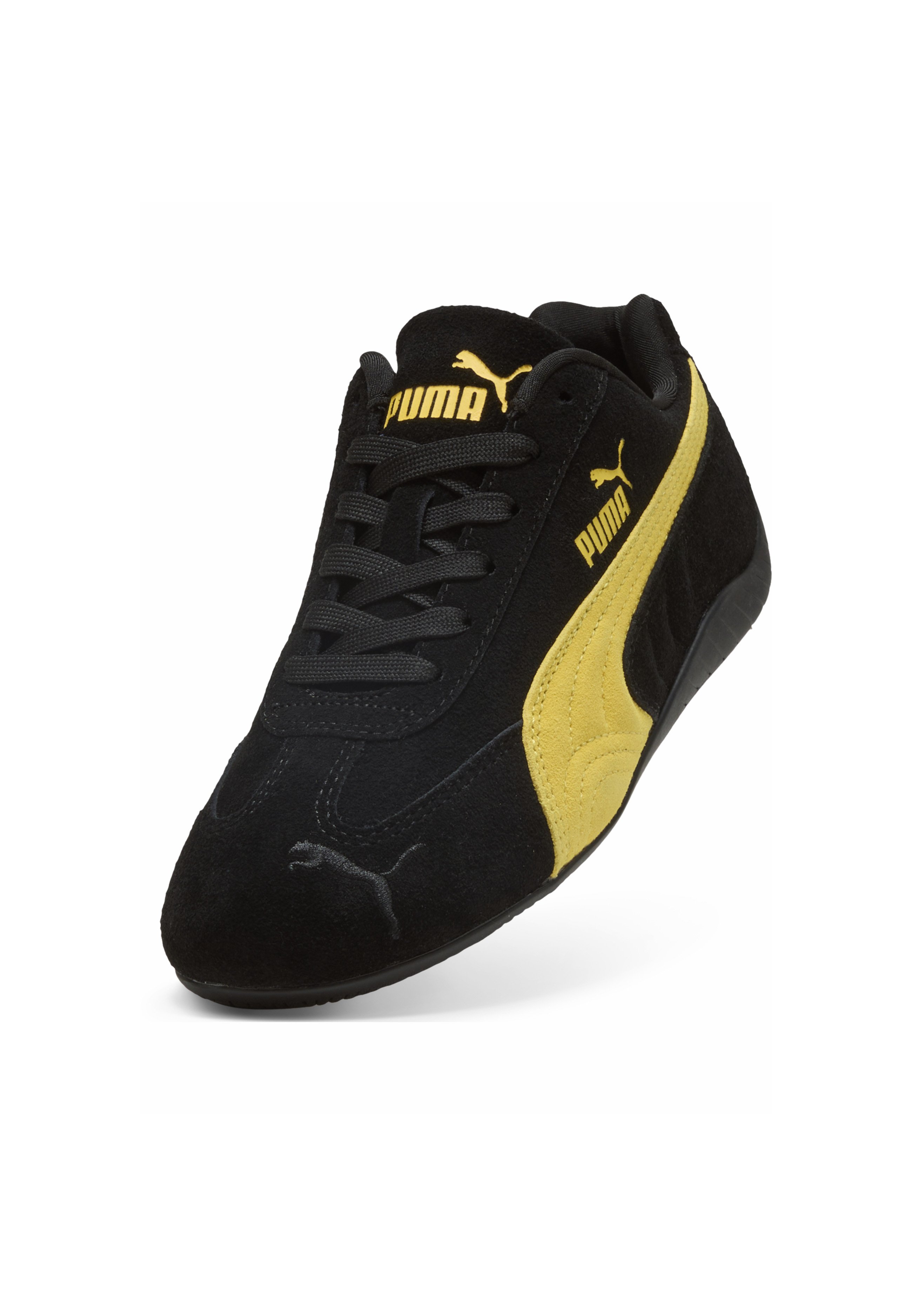 Puma SPEEDCAT OG JR UNISEX - Trainers - black pelé yellow/black