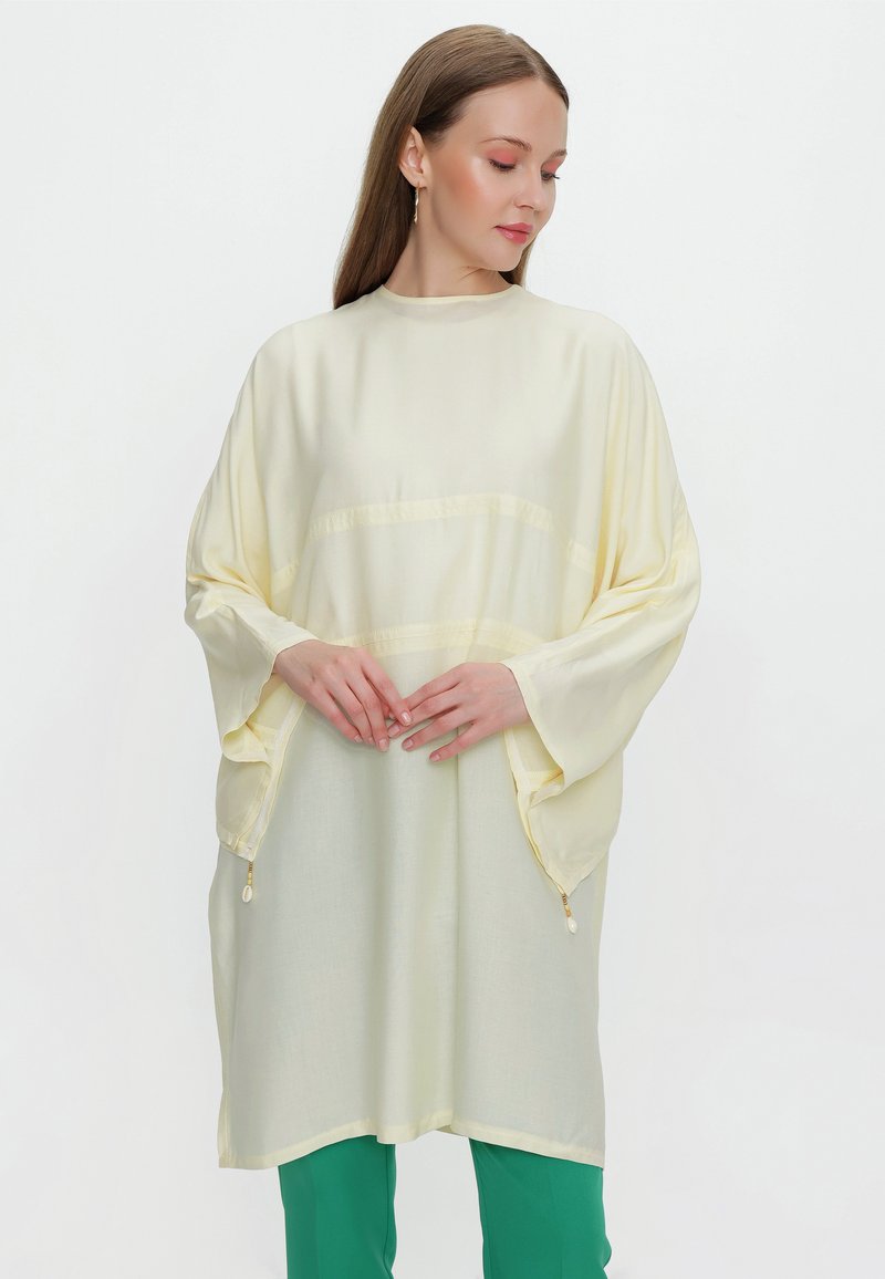 Armina® | Long-Sleeved Blouse Mit Marmormuster