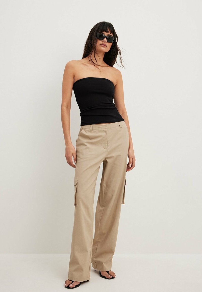 NA-KD Cargobroek beige