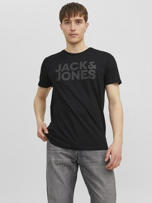 Jack & Jones ECORP LOGO SS O-NECK NOOS - Basic T-shirt - black