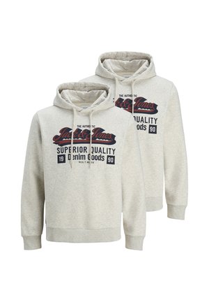 2 PACK - Kapuzenpullover - hellgrau melange