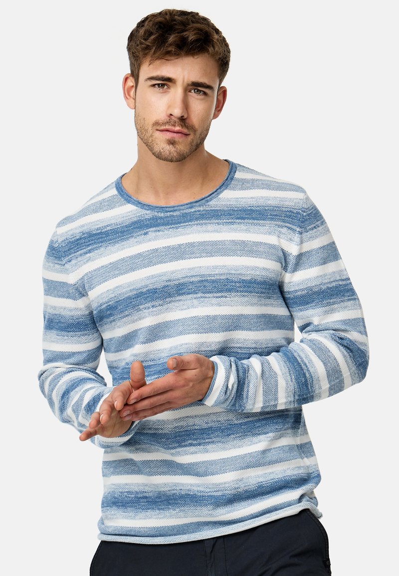 INDICODE JEANS MANFRED - Maglione - copen blue