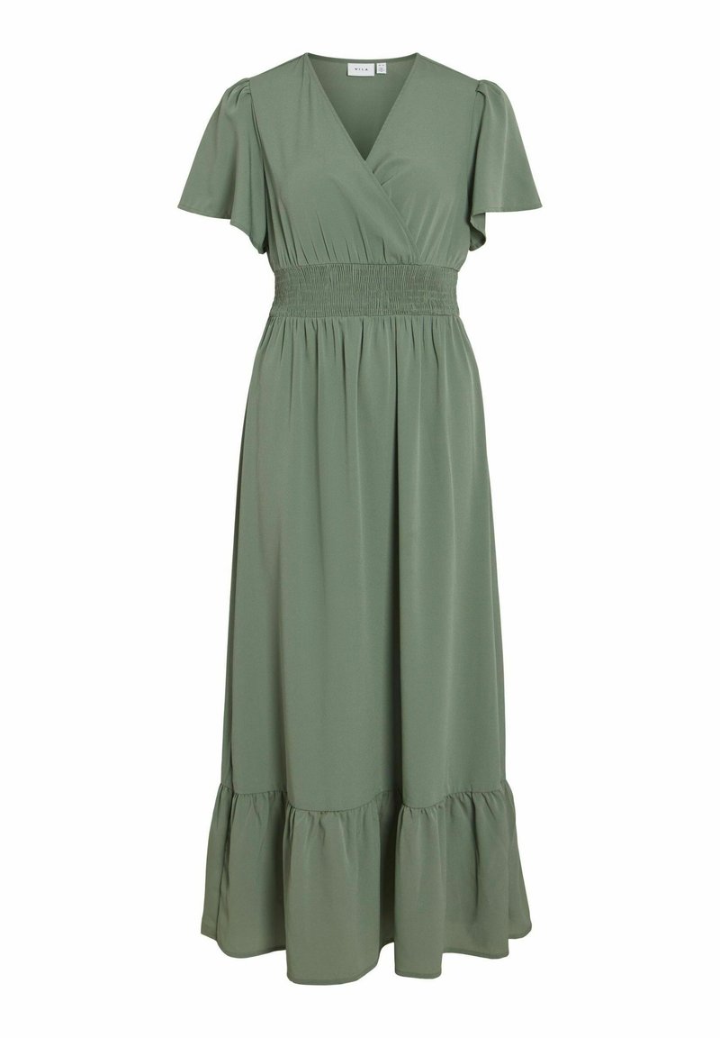 Vila Maxi-jurk groen gemêleerd