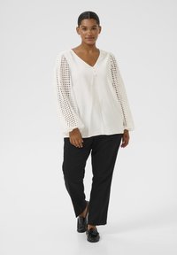 Kaffe Curve TULLA - Blouse - chalk