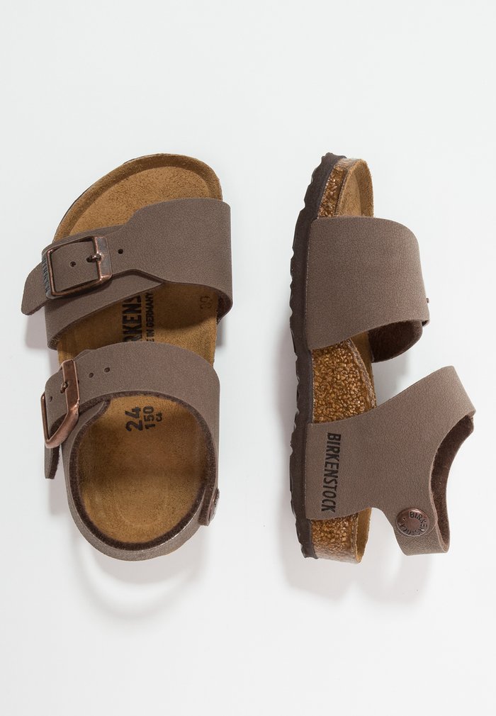 Birkenstock NEW YORK KIDS BFBC NARROW UNISEX - Sandals - mocca