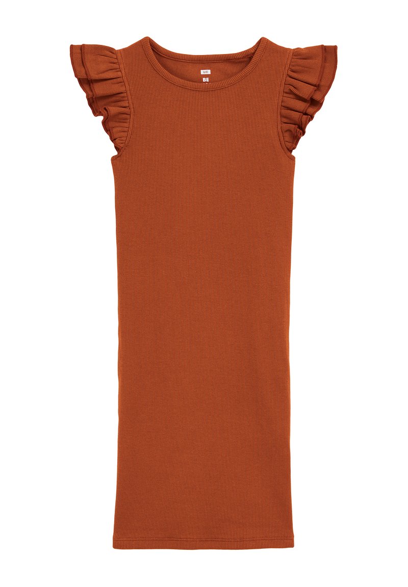 WE Fashion Jurk bruin