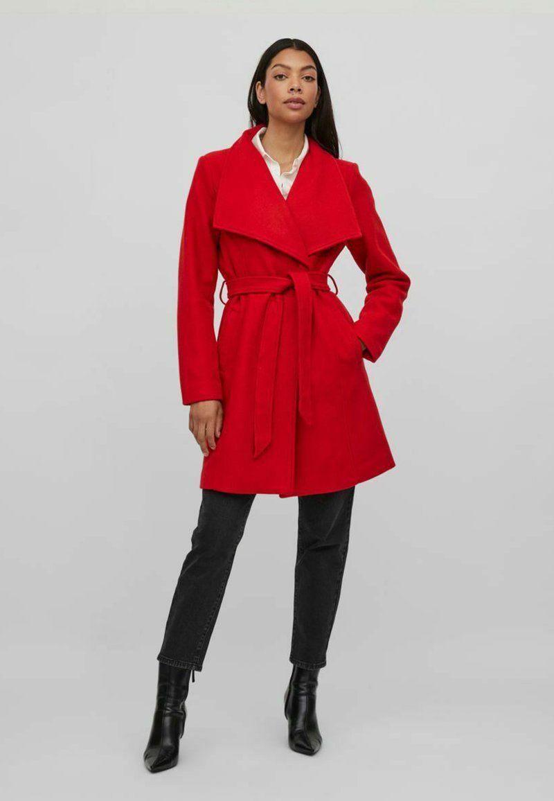 Manteau Femme Reed Hill En Laine Rouge (taille 10) - Neuf, Fabriqué Aux USA