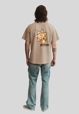 LAGOS - T-Shirt print - light brown