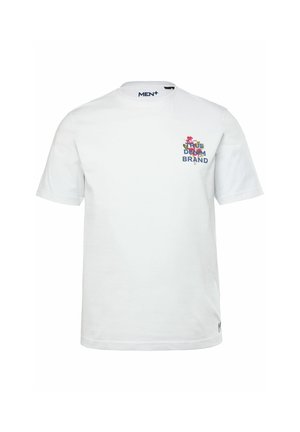Men Plus, HALBARM - T-Shirt print - snow white