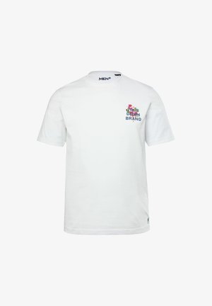 Men Plus, HALBARM - T-Shirt print - snow white