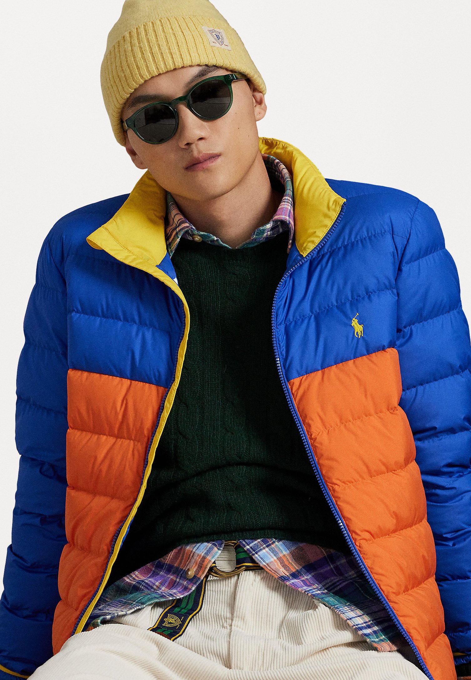 Polo Ralph Lauren THE COLDEN COLOR BLOCKED PACKABLE JACKET - Down