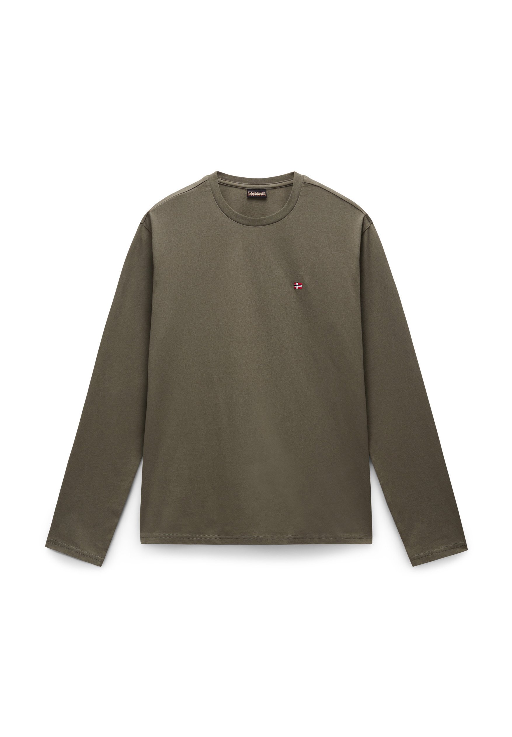 Napapijri SALIS Maglietta a manica lunga tea leaf ga/verde