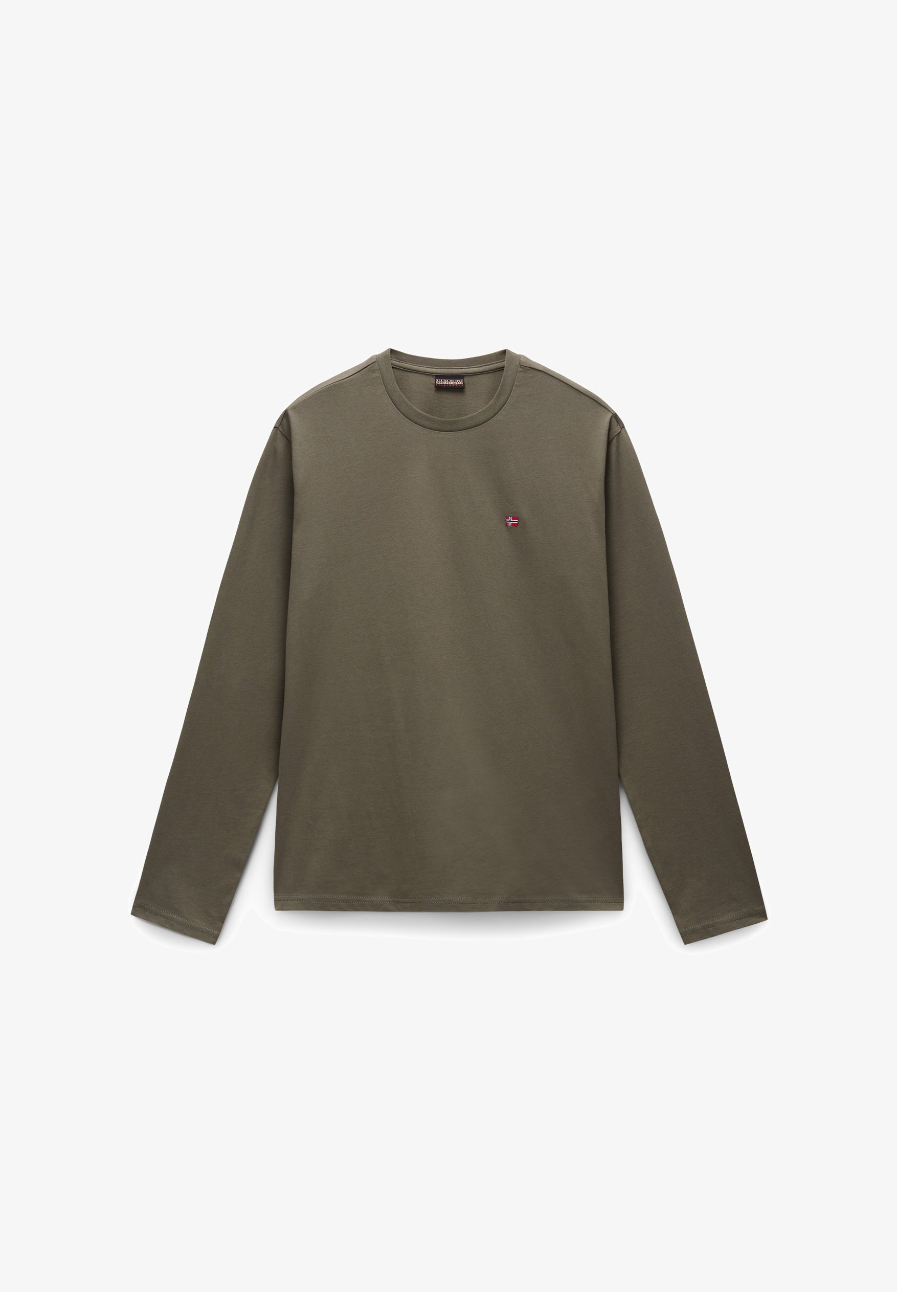 Napapijri SALIS Maglietta a manica lunga tea leaf ga/verde