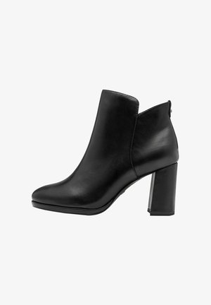 Tamaris Bottines à talons hauts - black matt