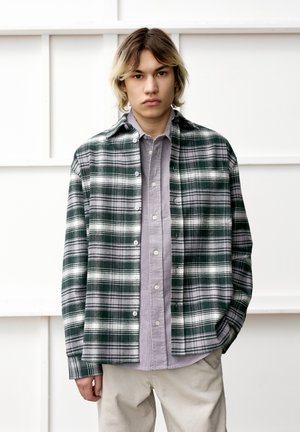 COOPER - Hemd - minimal gray check