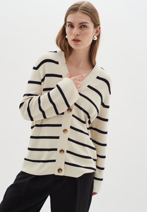 SEFFIEIW  - Cardigan - whisper white   black