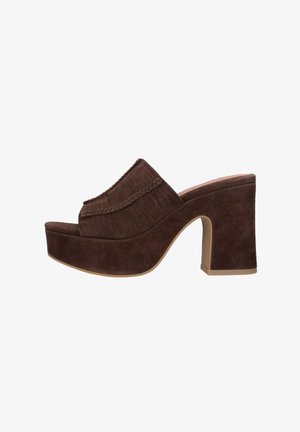 Luciano Barachini, AL364 - Sandali con plateau - brown