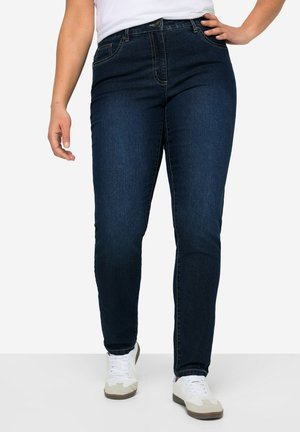 EMMA STRETCHKOMFORT 5-POCKET - Vaqueros slim fit - dark blue
