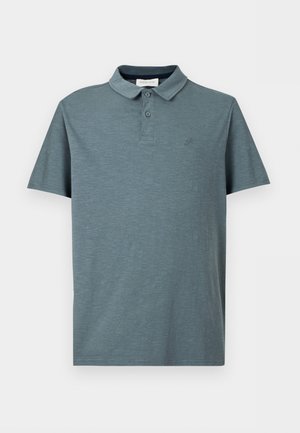 Pier One, SLUB FABRIC SHORT SLEEVES T-SHIRT - Polo - stormy weather