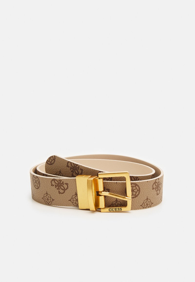 Damen Gürtel casual | Guess HENSELY LOGO BELT Gürtel cappuccino/braun - SJ15275 Damen Gürtel casual | Guess HENSELY LOGO BELT Gürtel cappuccino/braun - SJ15275