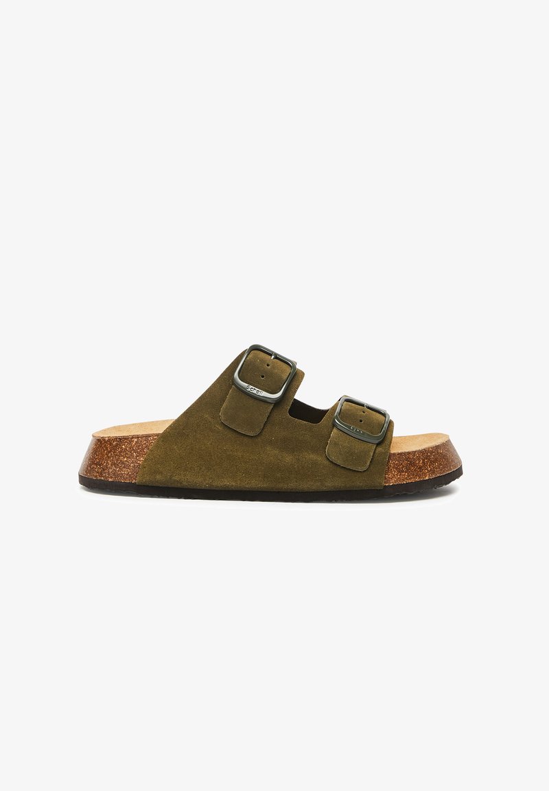 Scholl Muiltjes - khaki
