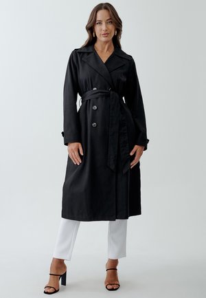 TUSSAH TARAH - Trenchcoat - black