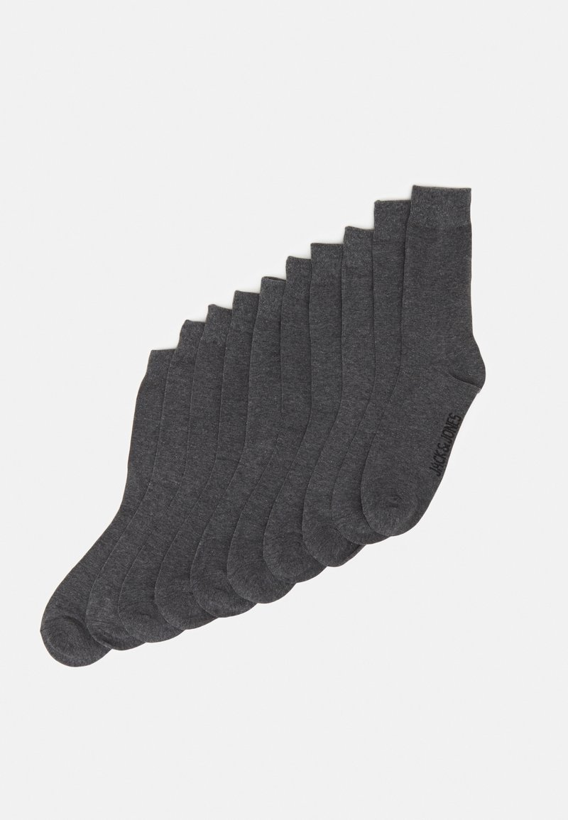 Jack & Jones JACJENS 10 PACK - Socks - dark grey melange