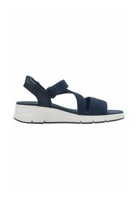 Tamaris COMFORT - Sandalias de cuña - navy