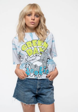 Paradiso Clothing Green Day Dookie Longview Dye Wash - Print T-shirt - white
