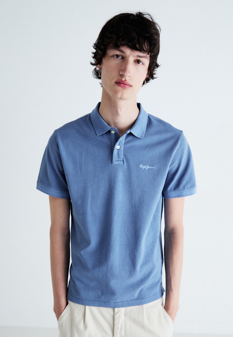 Pepe Jeans NEW OLIVER - Polo krekls - sea blue