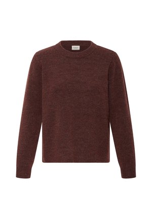 Fransa, FRANSA  - Strickpullover - rum raisin melange