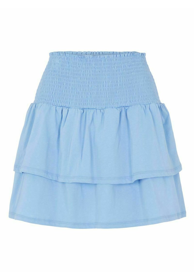Damen Jeansröcke | Pieces GESMOKT A-Linien-Rock vista blue/blau - EQ09593 Damen Jeansröcke | Pieces GESMOKT A-Linien-Rock vista blue/blau - EQ09593