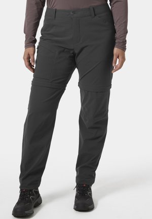 W ELV LIGHT ZIP OFF  - Outdoor trousers - ebony