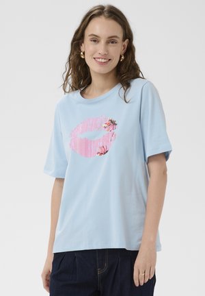 CUKULA GITH - Tricou cu imprimeu - cashmere blue