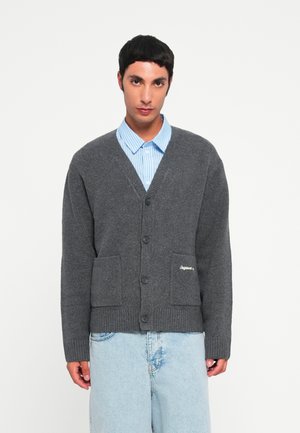 JORNORREBRO CARDIGAN - Strickjacke - dark grey melange
