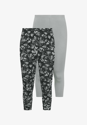 Yours Clothing, CROPPED 2 PACK - Legging - multi