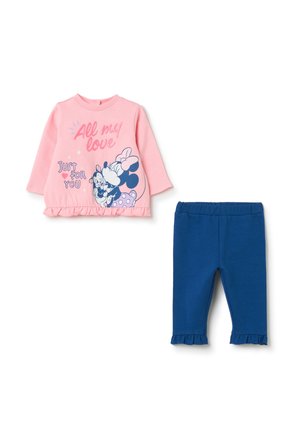 SET WITH MINNIE MOUSE AND FIGARO - Sudadera - blue pink