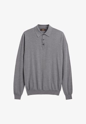 Slowear, Poloshirt - medium melange grey