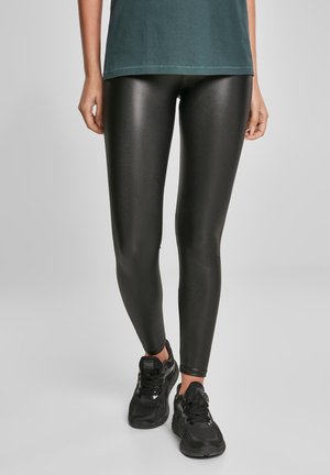 Urban Classics 2-PACK - Leggingsit - black