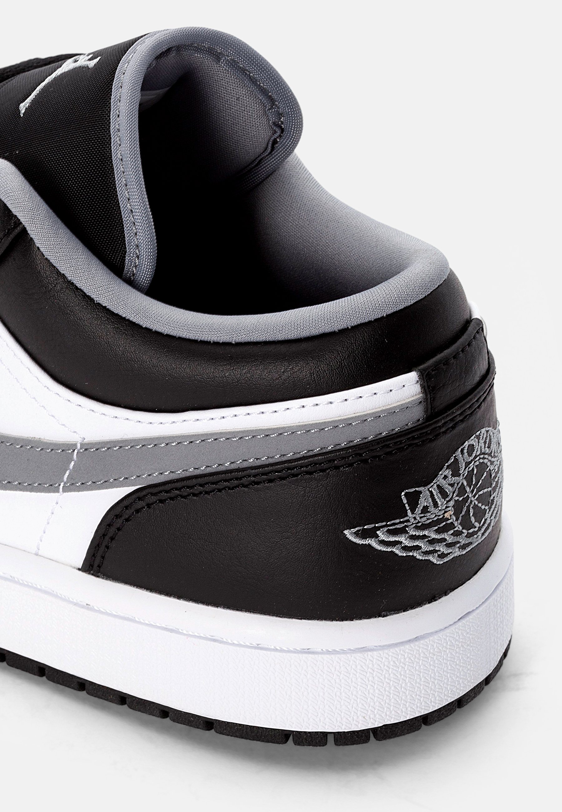 Jordan AIR JORDAN 1 - Sneakers basse - black/particle grey-white/nero -  Zalando.it