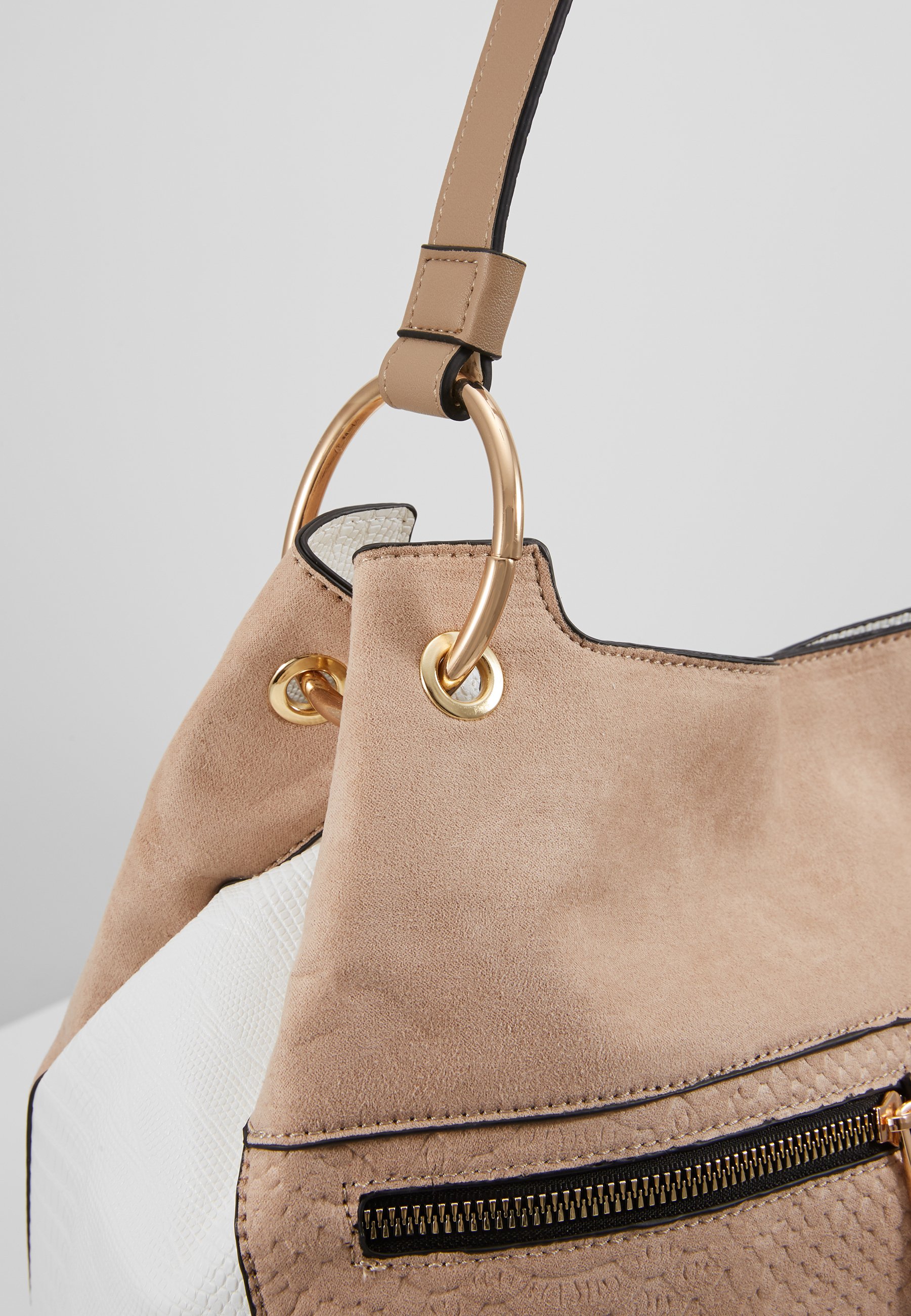 Dorothy Perkins DOUBLE ZIP OVERSIZED HOBO Håndveske Dorothy Perkins DOUBLE ZIP OVERSIZED HOBO Håndveske
