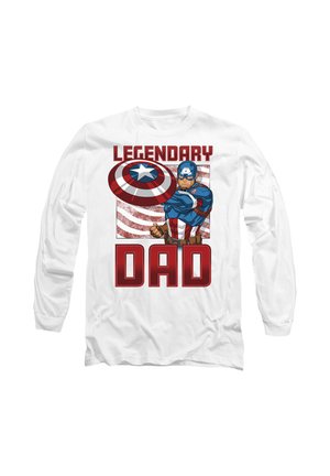 Marvel, CAPTAIN AMERICA LEGENDARY DAD AMERICA - Long sleeved top - white