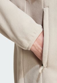 Adidas Terrex MULTI FULL-ZIP FLEECE - Jakna od flisa - beige   charcoal