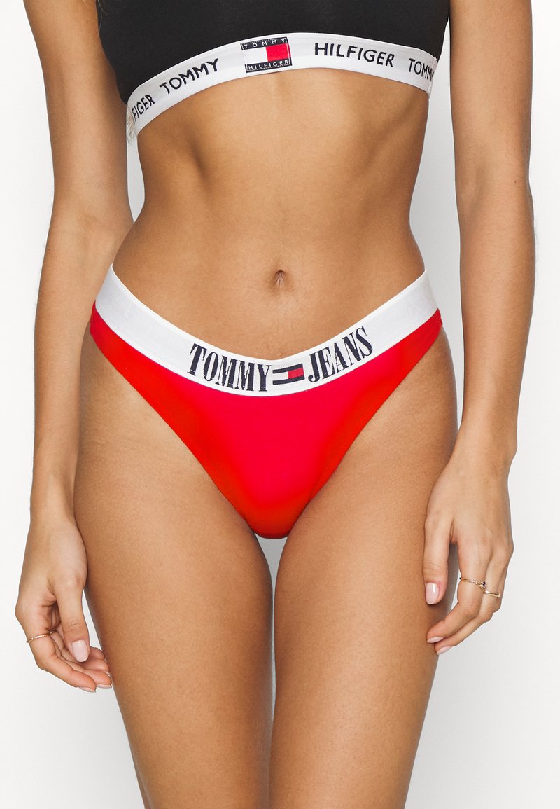 Tommy Jeans THONG String deep crimson/rood Zalando.nl