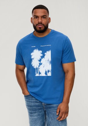 s.Oliver À IMPRIMÉ SUR LE DEVANT - T-shirt print - royalblau