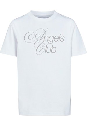 T-shirt med print - white