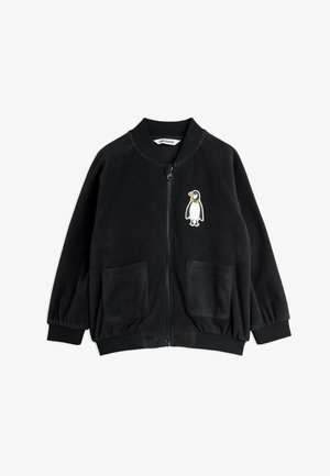 Mini Rodini, PENGUIN PATCH UNISEX - Fleecejas - black