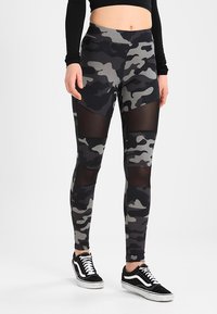 Urban Classics - TECH - Leggings - Hosen - grey Thumbnail-Bild 1