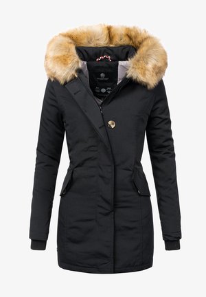 Marikoo KARMAA - Cappotto invernale - schwarz - innen grau